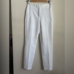 Zara white trousers